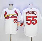 St. Louis Cardinals #55 Stephen Piscotty White Cool Base Stitched Baseball Jersey,baseball caps,new era cap wholesale,wholesale hats